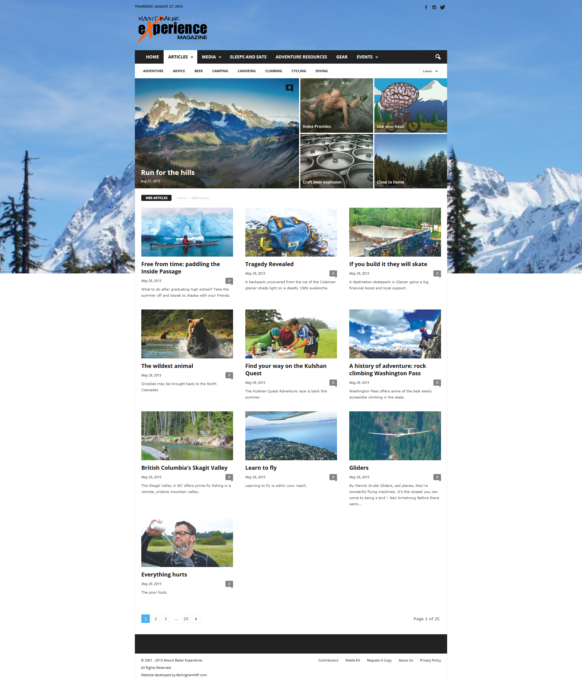 Mount Baker Experience Redesign