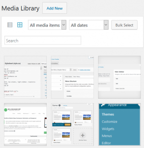 WordPress Media Library