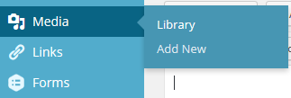 WordPress Media Library: Dashboard Access